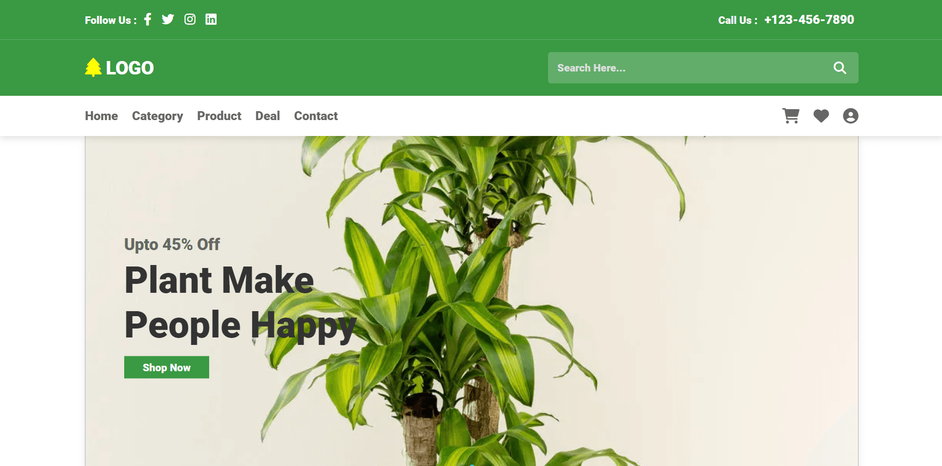 Front-End Plants Website!